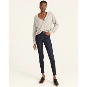 J. Crew 9" High-Rise Toothpick 26 in Classic Rinse wash, NWT